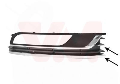 5740596 Van Wezel Front bumper grille (plug) right