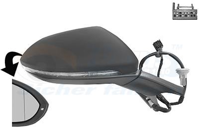 5766806 Van Wezel Rearview mirror external right