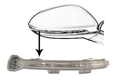 5766916 Van Wezel Turn signal repeater in the mirror