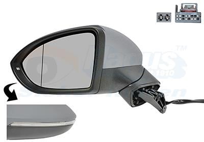 Van Wezel 5769807 Rearview mirror external left 5769807
