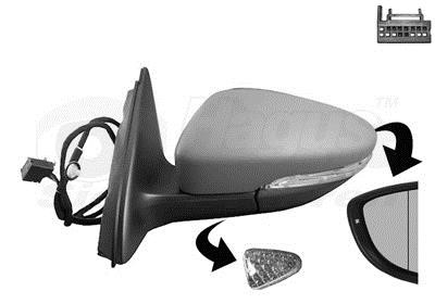 5772817 Van Wezel Rearview mirror external left