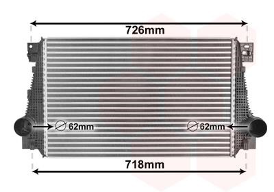 Intercooler Volkswagen Amarok: 58004371 Van Wezel Intercooler, charger