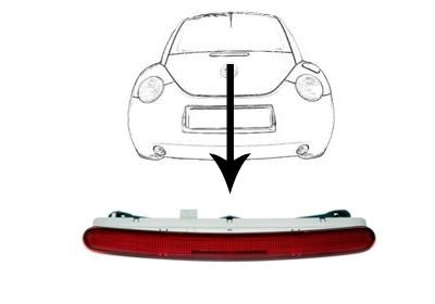 5803929 Van Wezel Rear third 3rd brake stop light