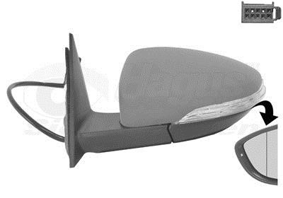 5806817 Van Wezel Rearview mirror external left