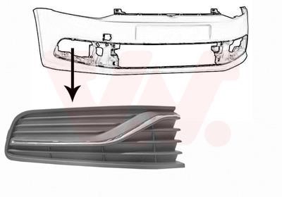 Radiator grille Volkswagen Polo: 5814592 Van Wezel Front bumper grille (plug) right