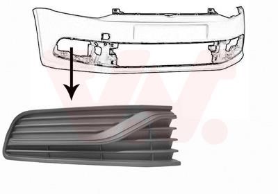 Radiator grill Volkswagen Polo: 5814596 Van Wezel Front bumper grille (plug) right