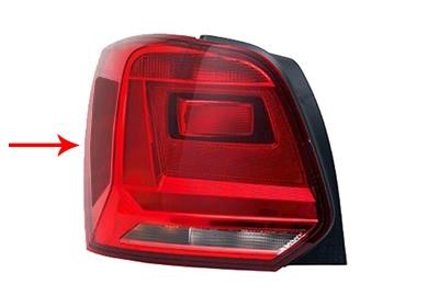 Tail lights Volkswagen Polo: 5814925 Van Wezel Tail lamp upper left
