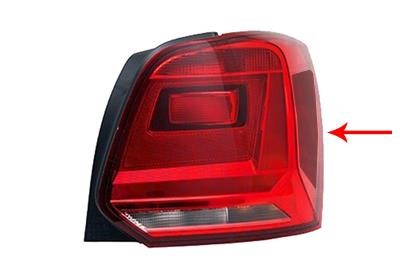 Tail lights Volkswagen Polo: 5814926 Van Wezel Tail lamp upper right