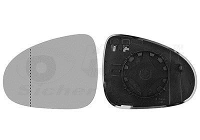 Macht mirror glass Volkswagen: 5848837 Van Wezel Wing mirror glass, left