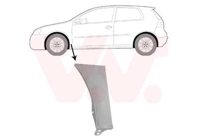 5894155 Van Wezel Repair part front fender left