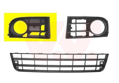 Van Wezel 5894598 Front bumper grille (plug) right 5894598 5894598 Van Wezel Front bumper grille (plug) right