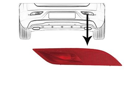 5909930 Van Wezel Rear fog lamp right