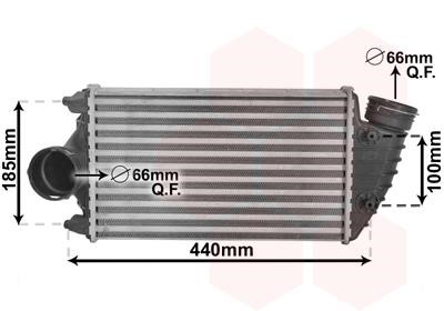 Intercooler charger Porsche 911: 74004068 Van Wezel Intercooler, charger