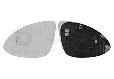 Side view mirror glass Porsche: 7405837 Van Wezel Wing mirror glass, left