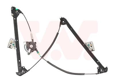Window winder mechanism Porsche 911: 7412261 Van Wezel Power window left