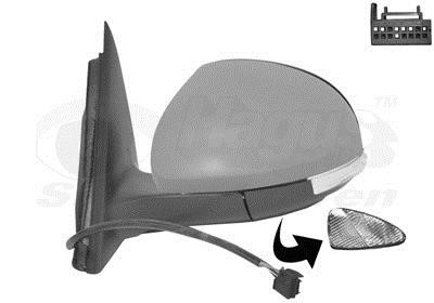 Side view mirror Skoda Yeti: 7606817 Van Wezel Rearview mirror external left