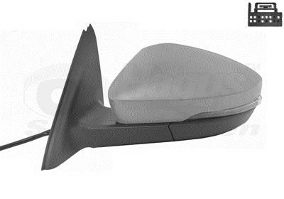 Side view mirror Skoda Octavia: 7624807 Van Wezel Rearview mirror external left