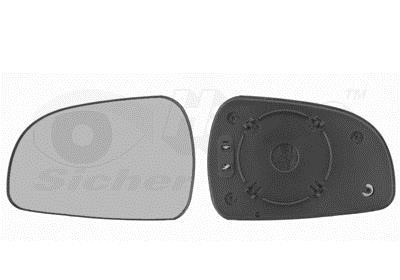 Door mirror glass Hyundai Matrix: 8245837 Van Wezel Wing mirror glass, left