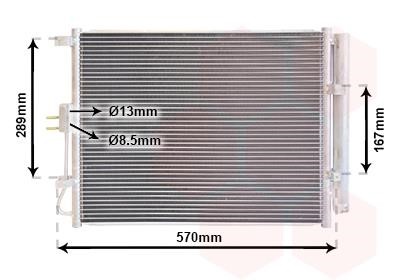 82015705 Van Wezel AC Condenser