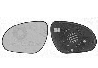 Van Wezel 8207831 Wing mirror glass, left 8207831 8207831 Van Wezel Wing mirror glass, left