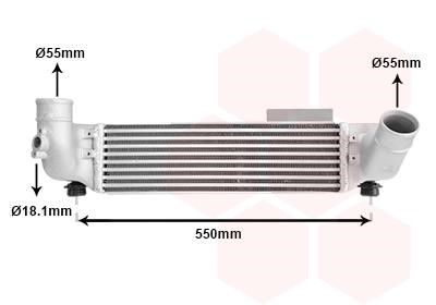 Intercooler charger KIA Sorento (Kia Sorento): 83004209 Van Wezel Intercooler, charger
