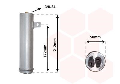 AC receiver drier KIA Carens (Kia Carens): 8300D290 Van Wezel Dryer, air conditioner