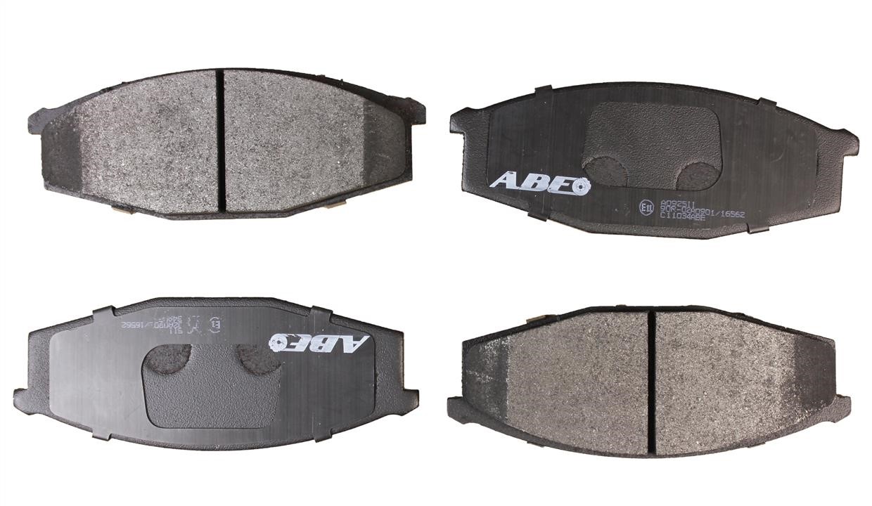 ABE C11034ABE Front disc brake pads, set C11034ABE