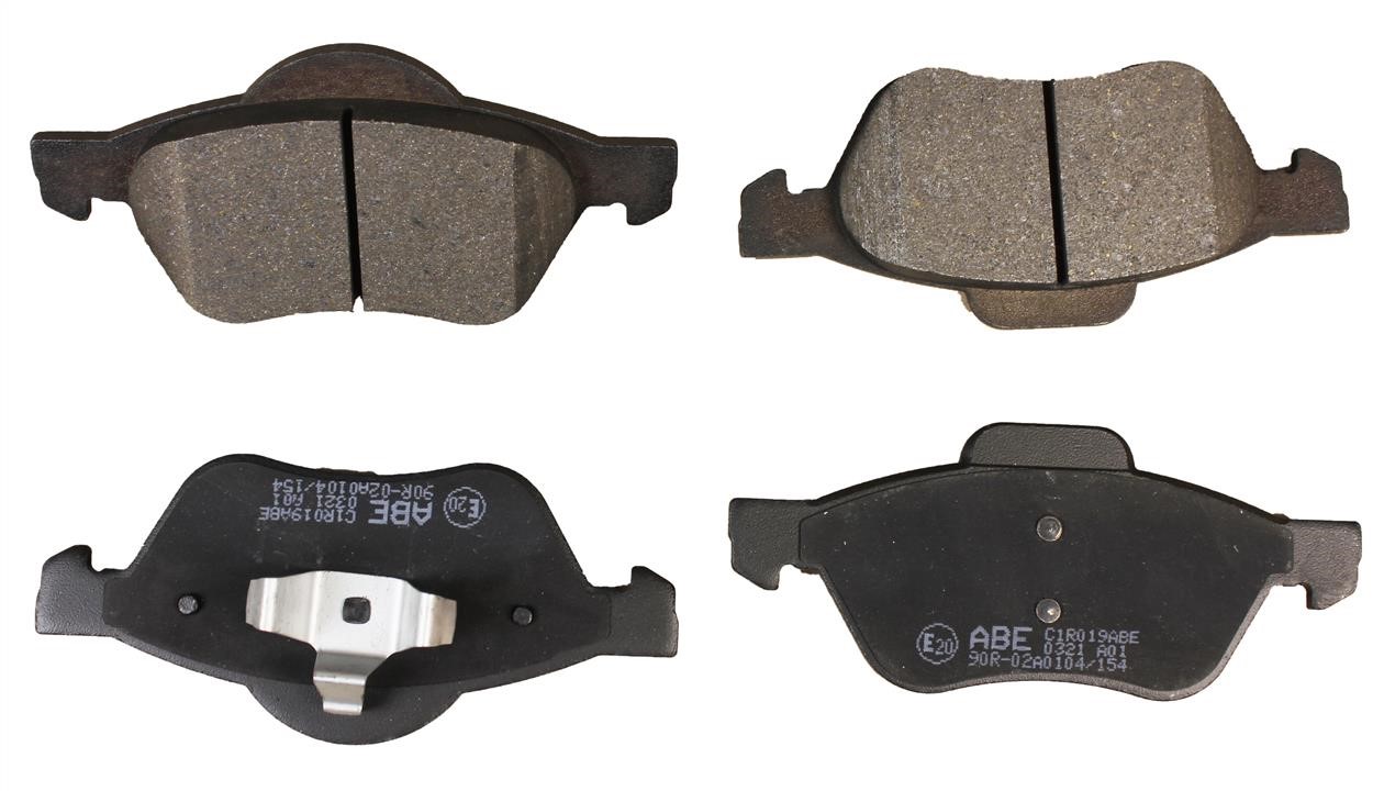 ABE C1R019ABE Front disc brake pads, set C1R019ABE