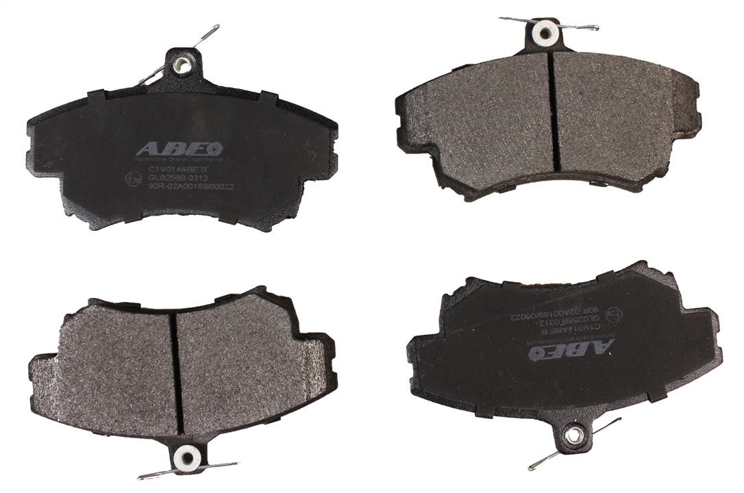 ABE C1V014ABE Front disc brake pads, set C1V014ABE
