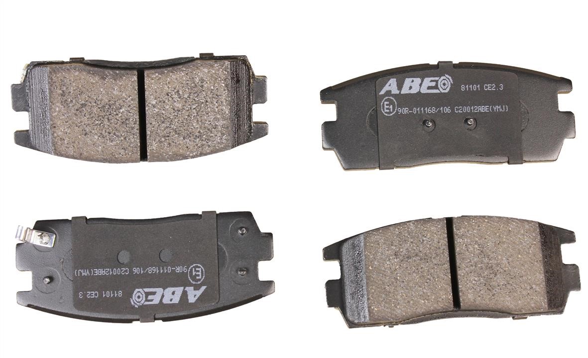ABE C20012ABE Rear disc brake pads, set C20012ABE