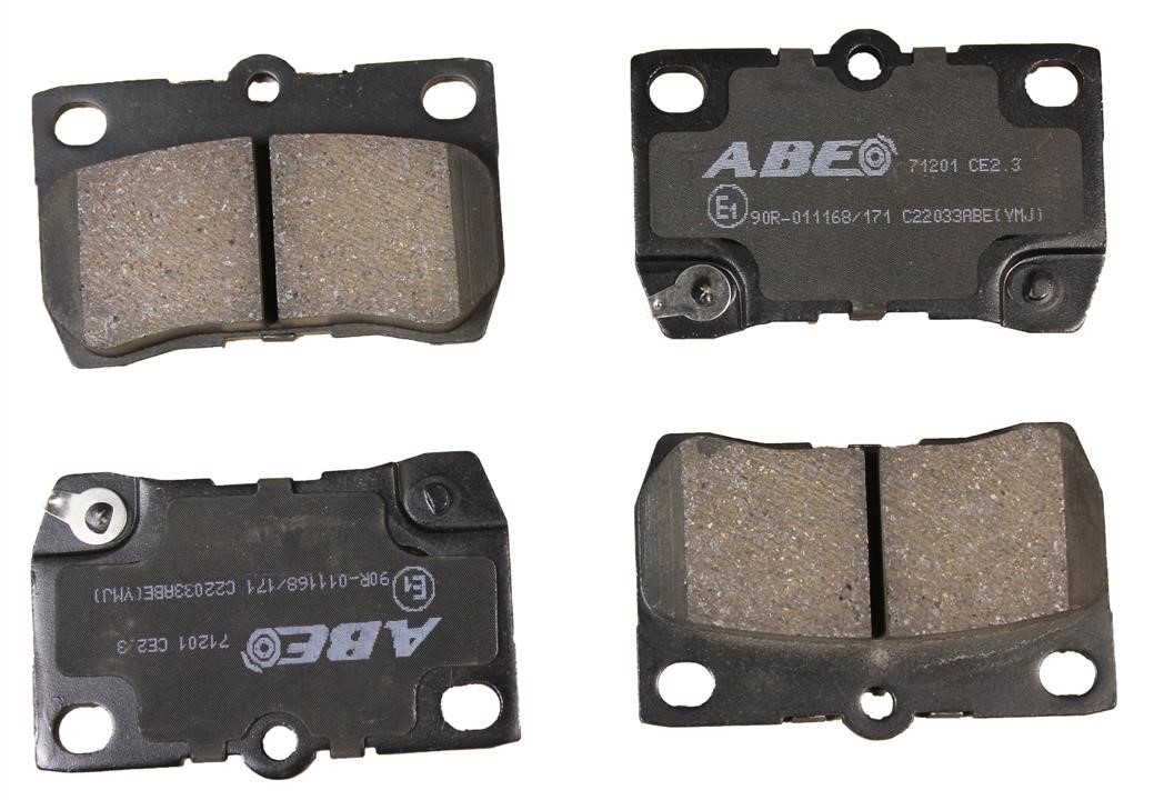 ABE C22033ABE Rear disc brake pads, set C22033ABE
