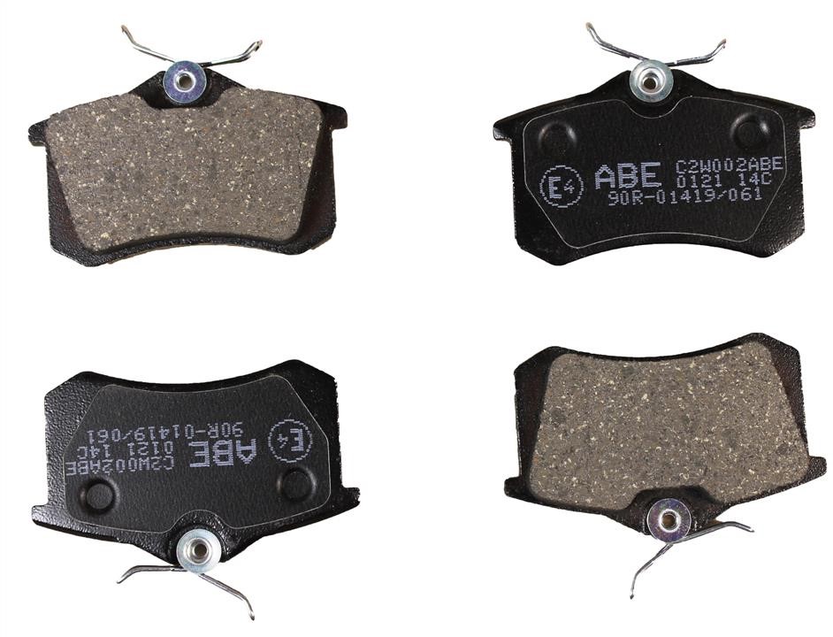 ABE C2W002ABE Rear disc brake pads, set C2W002ABE