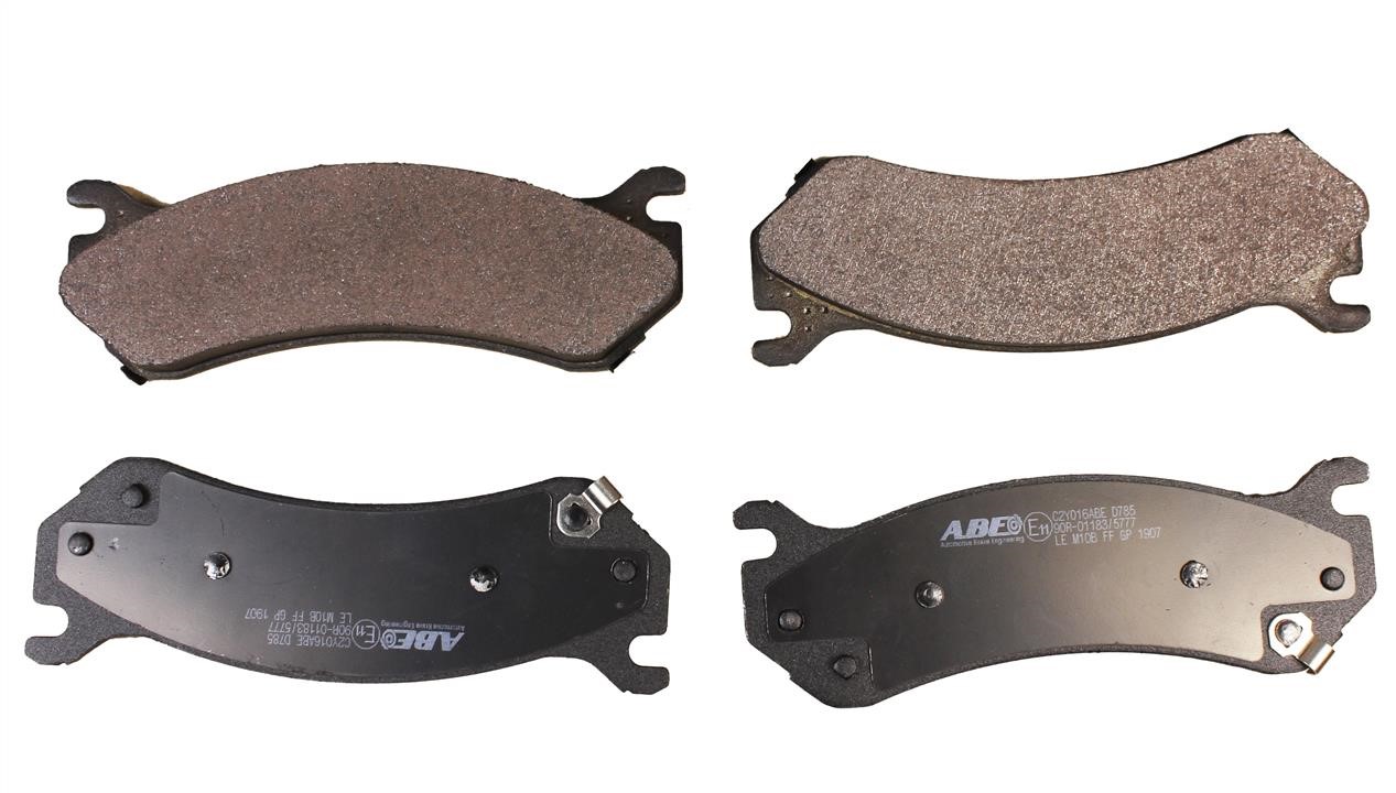 ABE C2Y016ABE Front disc brake pads, set C2Y016ABE