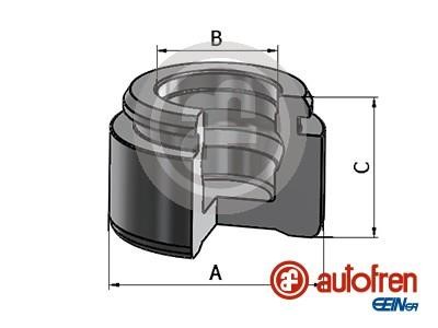 Brake cylinder piston Audi A5: D025775 Autofren Front brake caliper piston