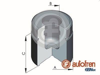 Brake cylinder piston Dodge: D025465 Autofren Front brake caliper piston