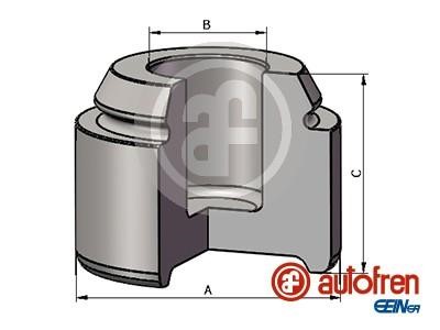 Brake caliper piston Iveco Daily: D025569 Autofren Front brake caliper piston