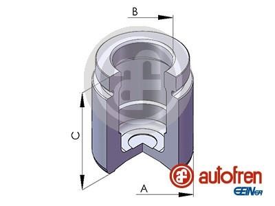 Brake caliper piston Volvo V70: D025689 Autofren Rear brake caliper piston