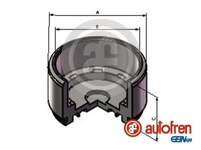 Brake caliper piston Saab 90: D025720 Autofren Front brake caliper piston