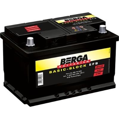 Berga 5655000657902 Battery Berga 12V 65AH 650A(EN) L+ 5655000657902