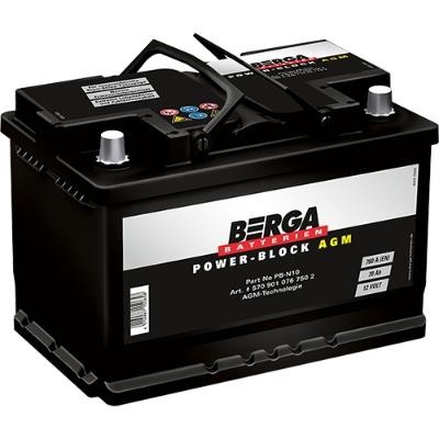 Berga 5709010767502 Battery Berga 12V 70AH 760A(EN) L+ 5709010767502