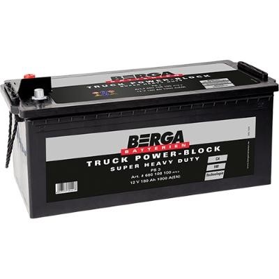Berga 680108100A792 Battery Berga 12V 180AH 1000A(EN) L+ 680108100A792