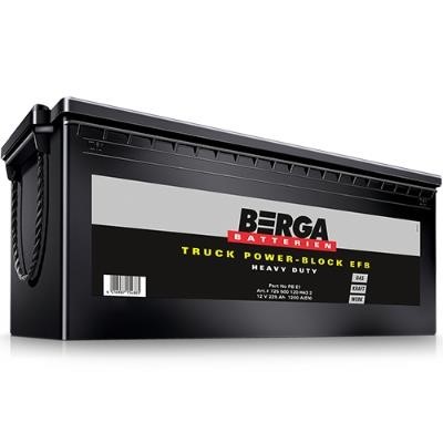 Berga 725500120H432 Battery Berga 12V 225AH 1200A(EN) L+ 725500120H432