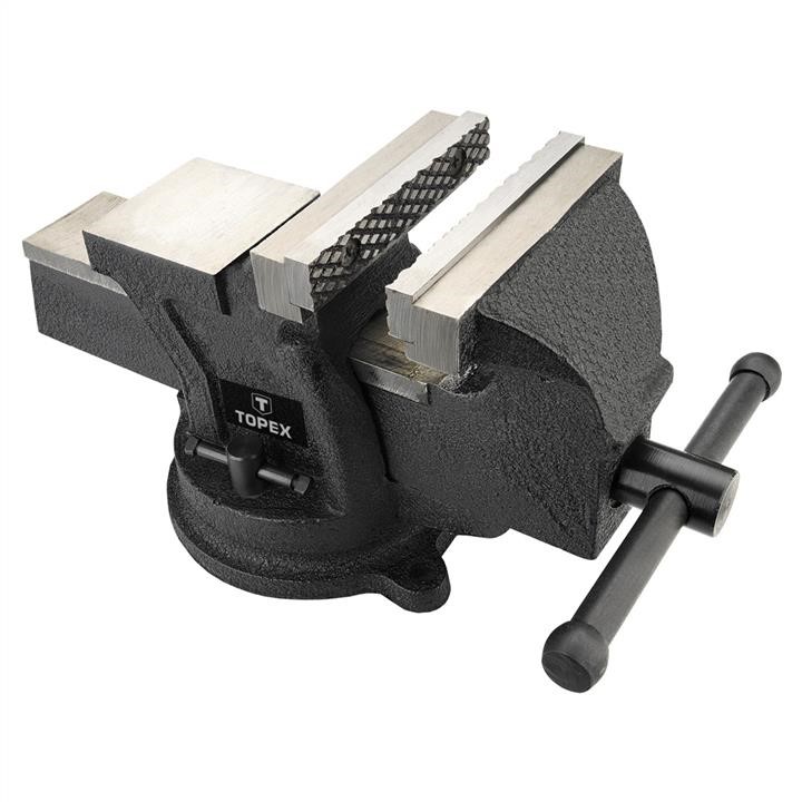 Topex 07A210 Bench vice with anvils and swivel base 100mm 07A210