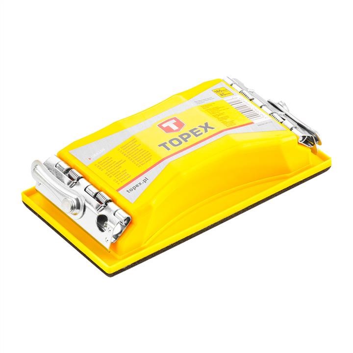 08A108 Topex Sanding block 85x165mm with metal clamping system