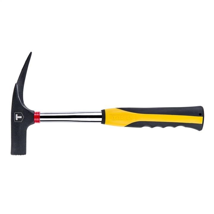 Topex 02A140 Carpenter's hammer 600g, hardened tubular hdl, black/yellow grip 02A140