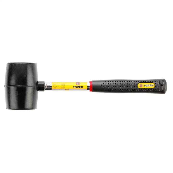 Topex 02A305 Rubber mallet 60mm/450g, hardened handle 02A305
