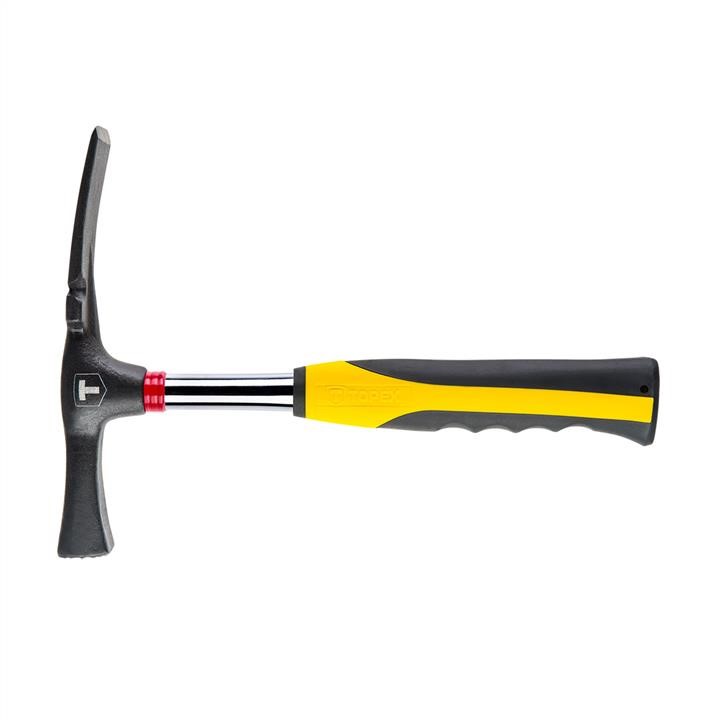 Topex 02A625 Masonry hammer 600g, type B, hardened tubular hdl, black/yellow grip 02A625