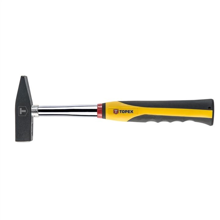 Topex 02A715 Machinist's hammer 500g, hardened tubular hdl, black/yellow grip 02A715