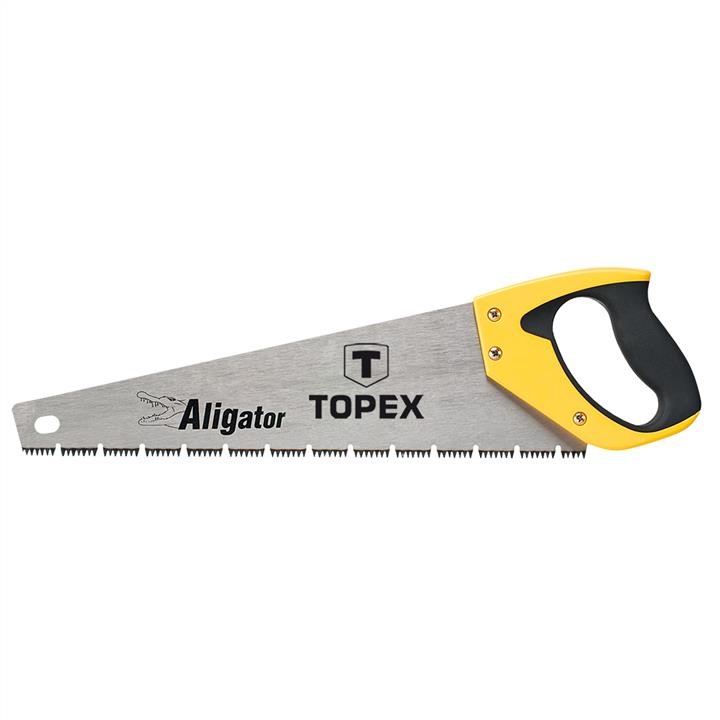 Topex 10A441 Hand saw 400mm, "Aligator", 3 sides sharpened teeth, hardened teeth 10A441