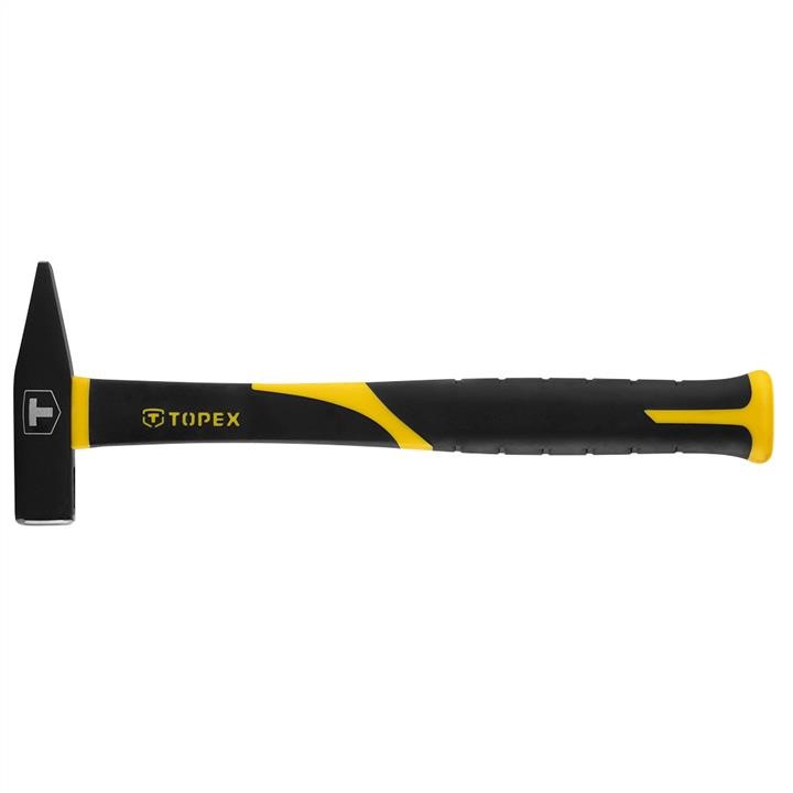 02A835 Topex Machinist's hammer 500g, fiberglass handle, rubber grip